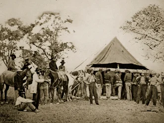 Llenando sus cantimploras, 1861-65